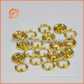 fantastic new developed golden brass prong snap buttons for jeans